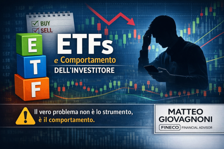 ETF: il vero costo nascosto non è il TER. È il comportamento dell’investitore