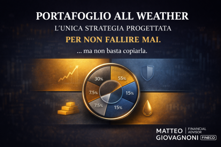 Portafoglio All Weather: L’Unica Strategia Progettata per Non Fallire Mai (e Perché Non Basta Copiarla)
