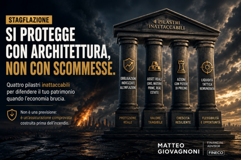 Stagflazione 2026: La Guida Definitiva per Proteggere il Patrimonio con 4 Pilastri Inattaccabili